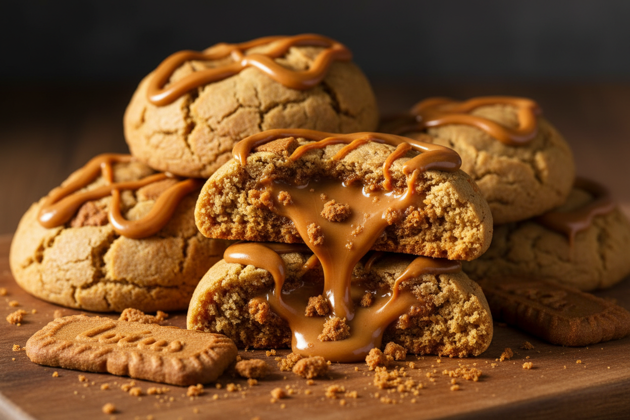 Biscoff Bomb cookies 